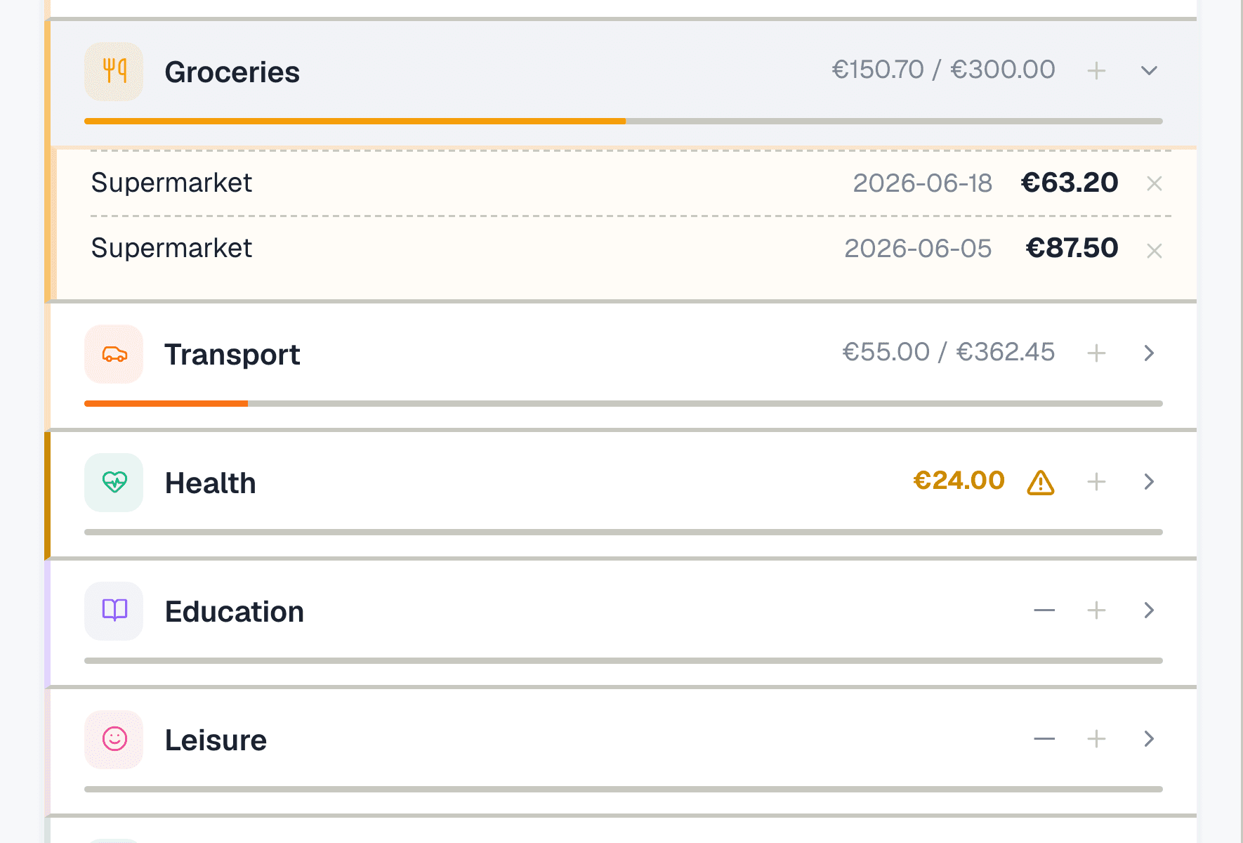 Step 3: Log your variable spending